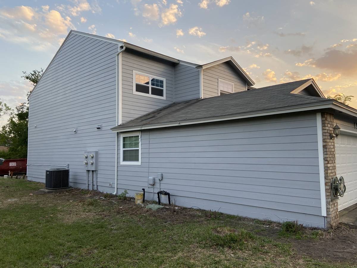 Siding installation